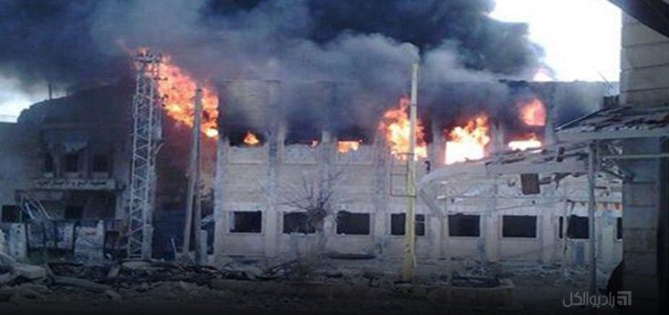 قوات النظام تستهدف بمادة النابالم الحارقة مدينة الزبداني وجبلها الشرقي في الغوطة الغربية بريف دمشق