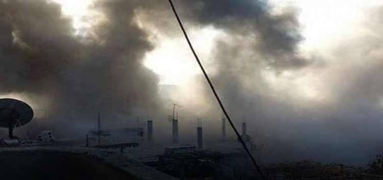 طيران النظام يستهدف بالبراميل المتفجرة بلدة الناجية بريف إدلب