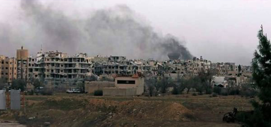 تصعيد النظام العسكري على جنوبي دمشق يدخل يومه الرابع