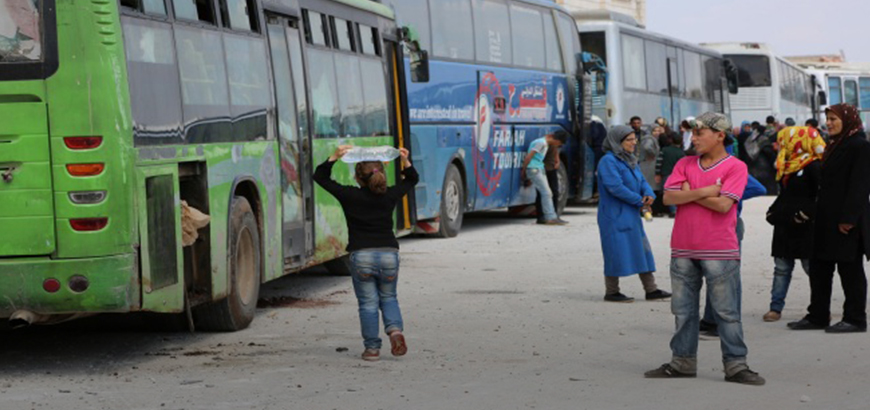 الأمم المتحدة: 300 ألف مهجر من ريفي دمشق وحمص الأسبوع الماضي