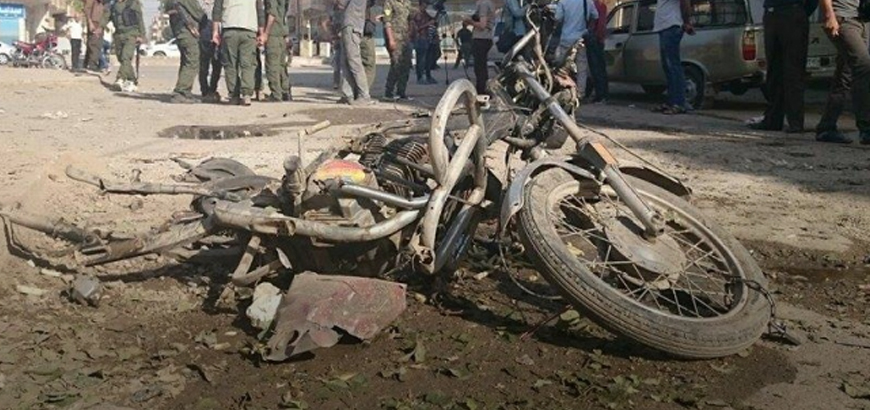 قتيلان مدنيان بانفجار دراجة مفخخة في مدينة قباسين شرقي حلب