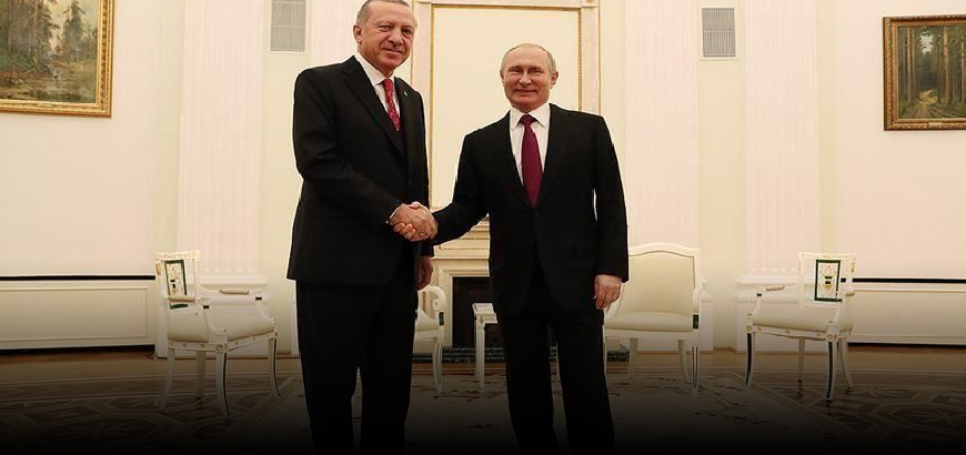 الرئاسة التركية: القضية السورية تتصدر أجندة زيارة أردوغان لروسيا